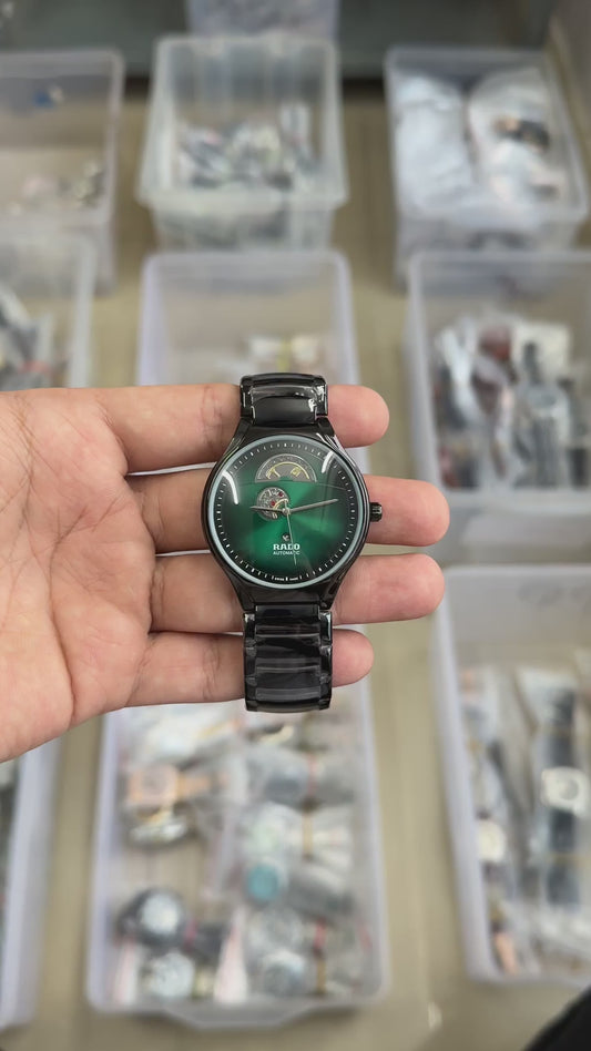 Classic True Rad_o Black Green Watch
