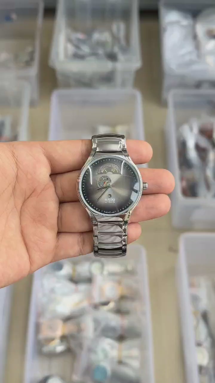 Classic True Rad_o Silver Black Watch