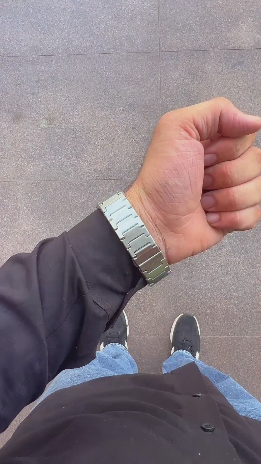 Tisso_t Prx Silver/Green Glosy Watch