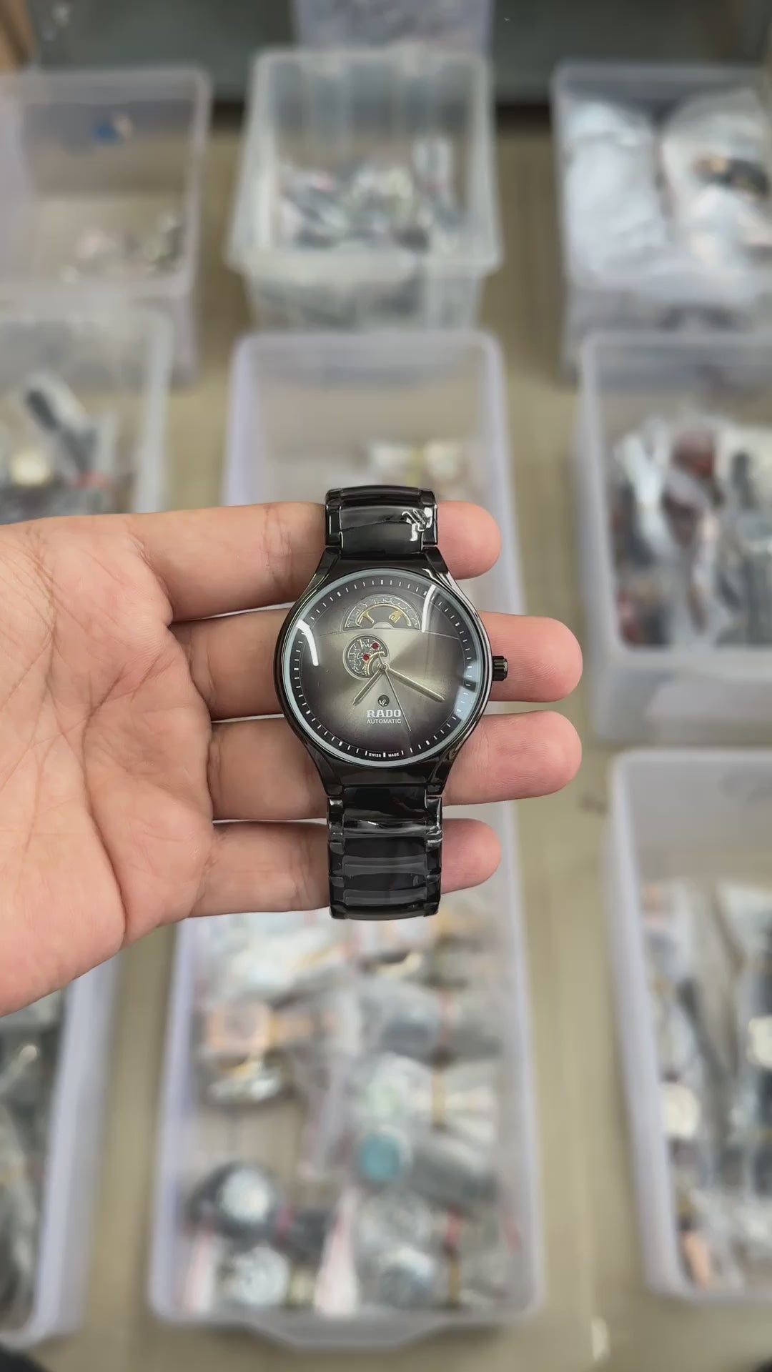 Classic True Rad_o Black Black Watch
