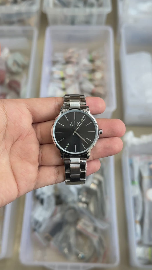 Arman_i Exchange Classic Silver/Black Watch