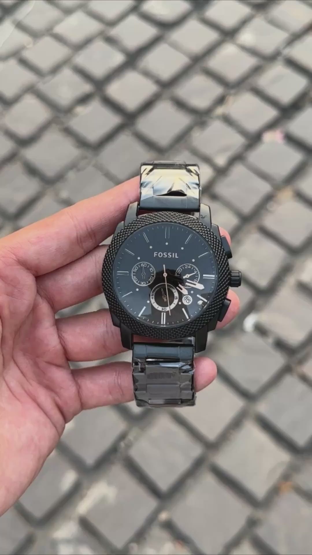 F_ossil FS4682 Quartz Movement  Chain   Watche