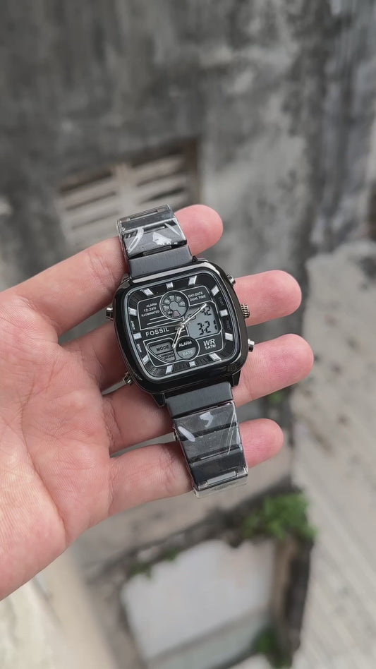Fossi_l Retro Black Watch