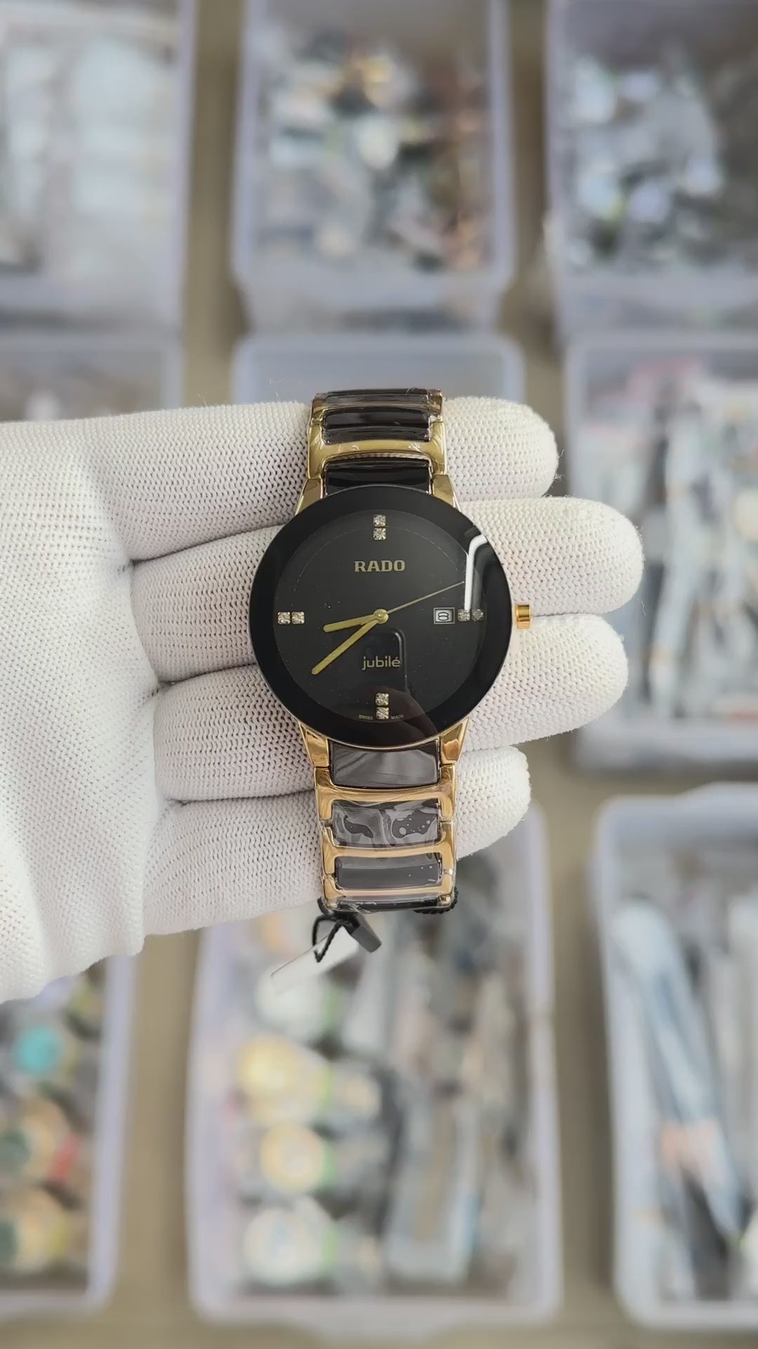 Copper Watch With Vintage Black/Gold Jublie