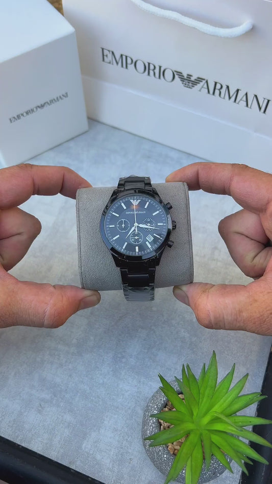 Empori_o Arman_i Chronograph Watch