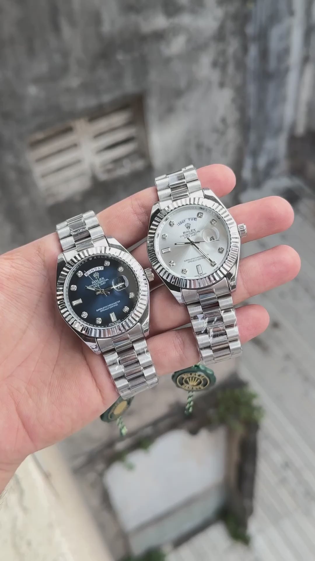 Day Date Silver/White S-Diamond