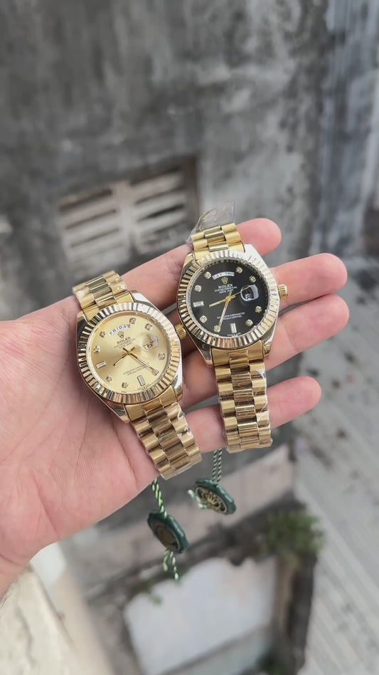 Day Date Gold/Gold S-Diamond