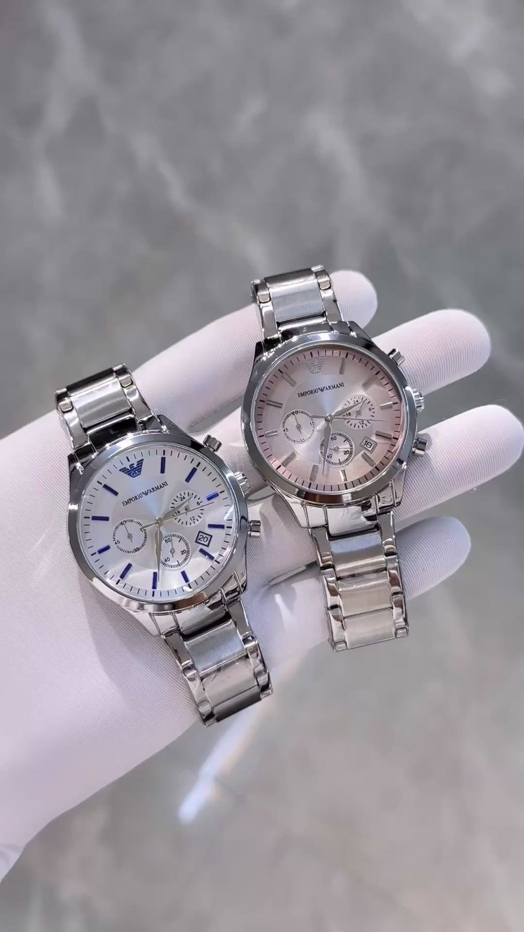 Empori_o Arman_i Chronograph Watch