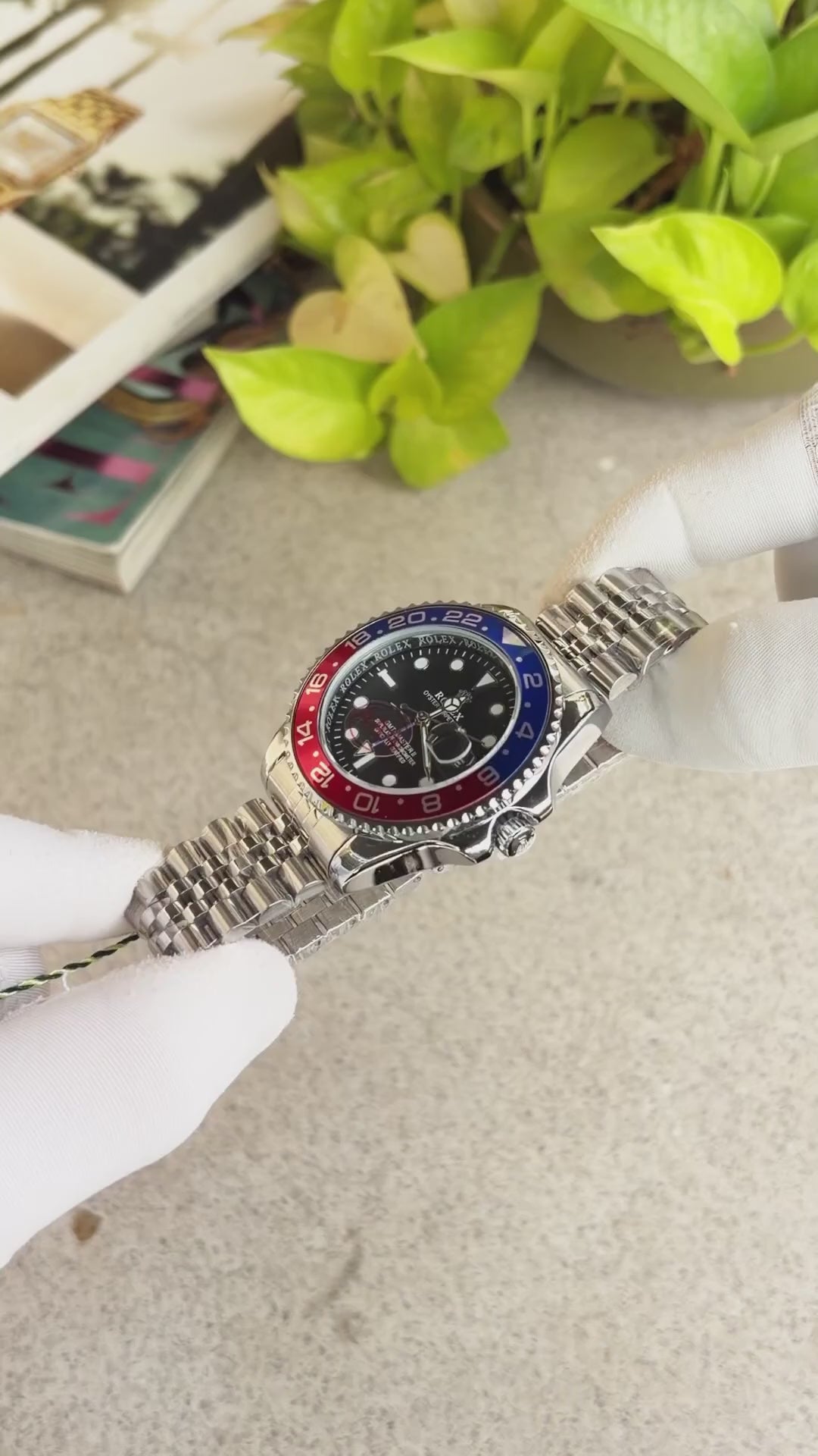 Role_x Gmt Master Red/Blue Watch