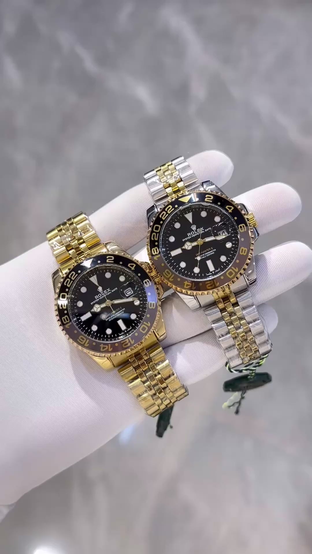 Role_x Gmt Master Gold Watch
