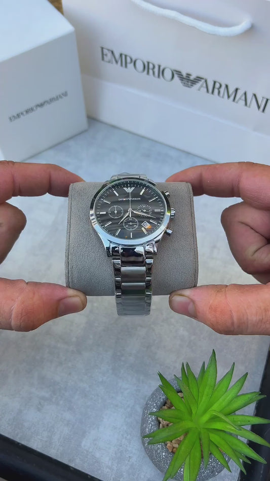 Empori_o Arman_i Chronograph Watch