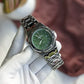 Skeleton Signature Stainless Steel Wristwatch