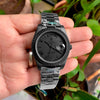 Retro Look Day Date Watch With Modern Movement