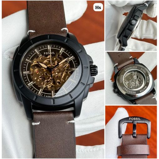 Machine Automatic Skeleton Dial Watch