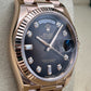 Perpetual Date Just Diamond 2Ton-Gold-Black Working Like Automatic