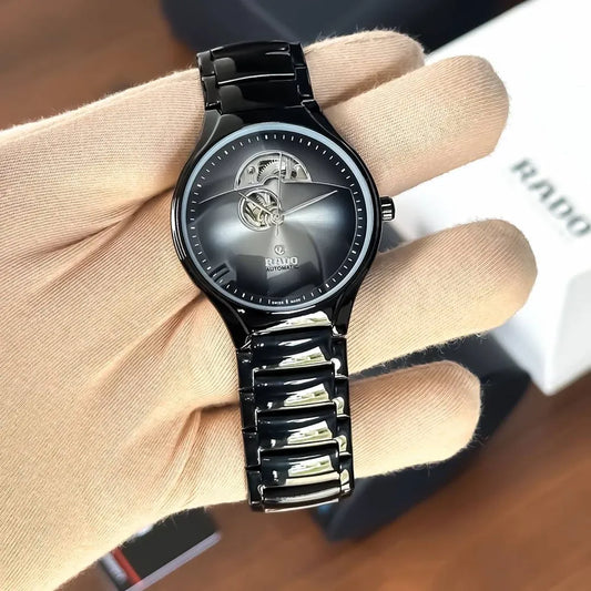 Classic True Square Watch With Textured Dial