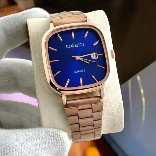 Slim Design Acetate Aqua Watch With Polished Look