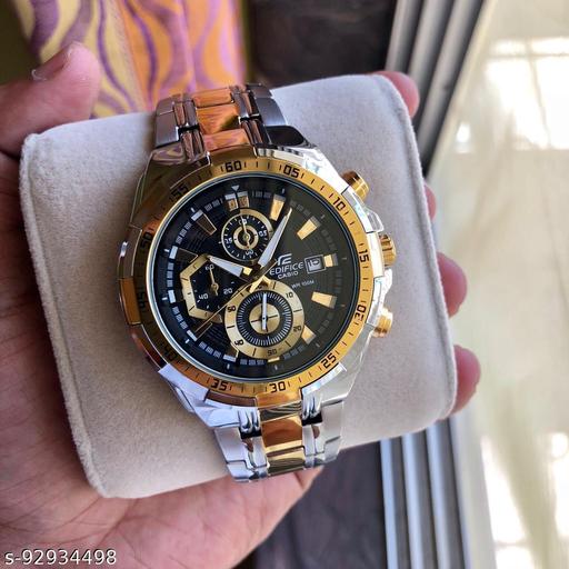 Slim Quartz Watch With Premium Detailing